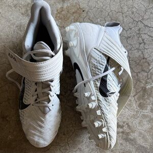 Nike Alpha White Football Cleats
